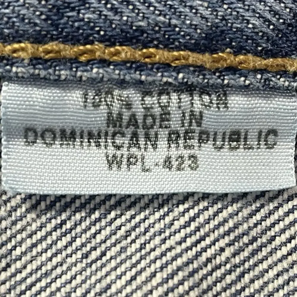 Levi’s 501 Jeans Men’s‎ 38x33 (Fits 36x30) Button Fly Red Tab Straight Leg Blue